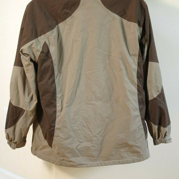 LL Bean Women All Season Jacket Large Removable Polartec Liner Waterproof Shell - Picture 4 of 12